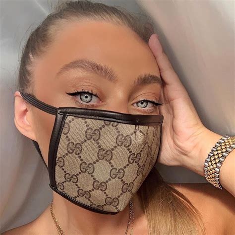 cloth face mask gucci|Gucci like face mask.